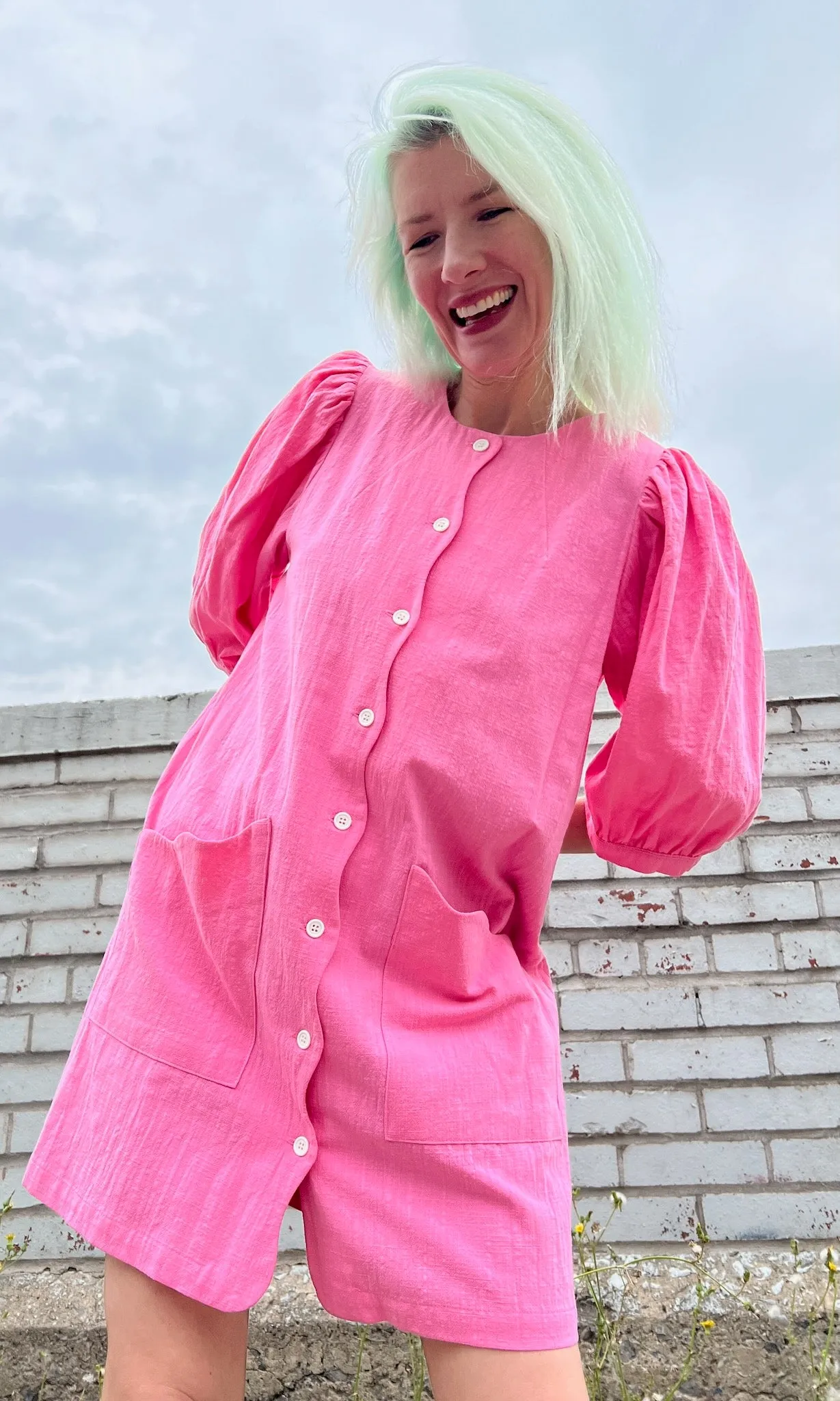 Wideawake Dress - Peony sold by Birds of North America product image thumbnail 2