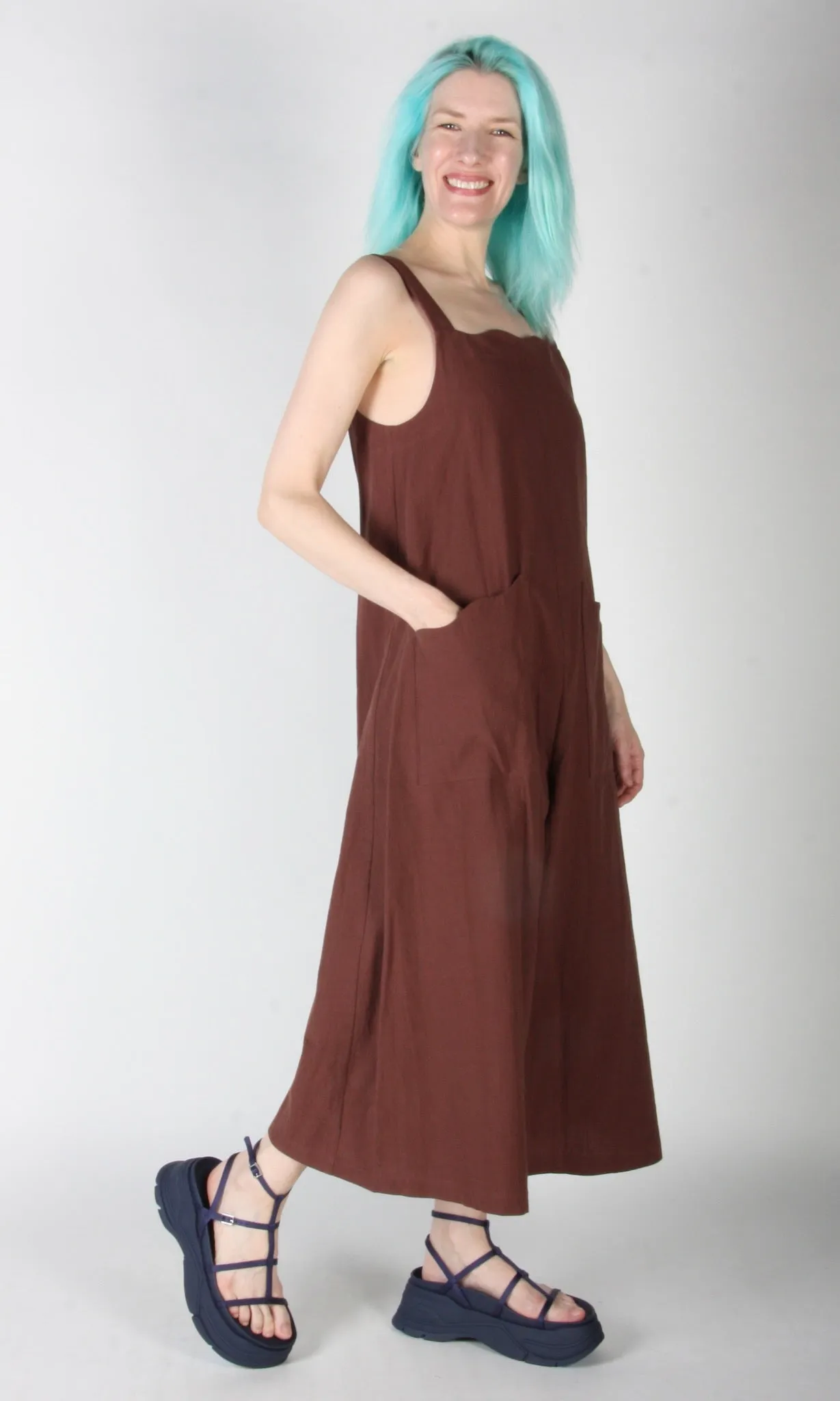 Dusky Greygone Jumpsuit - Cocoa sold by Birds of North America product image thumbnail 4