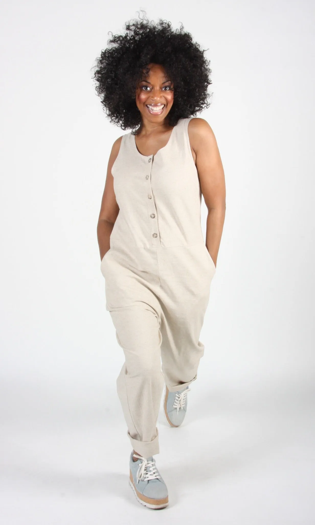 Tropicbird Jumpsuit - Sand sold by Birds of North America