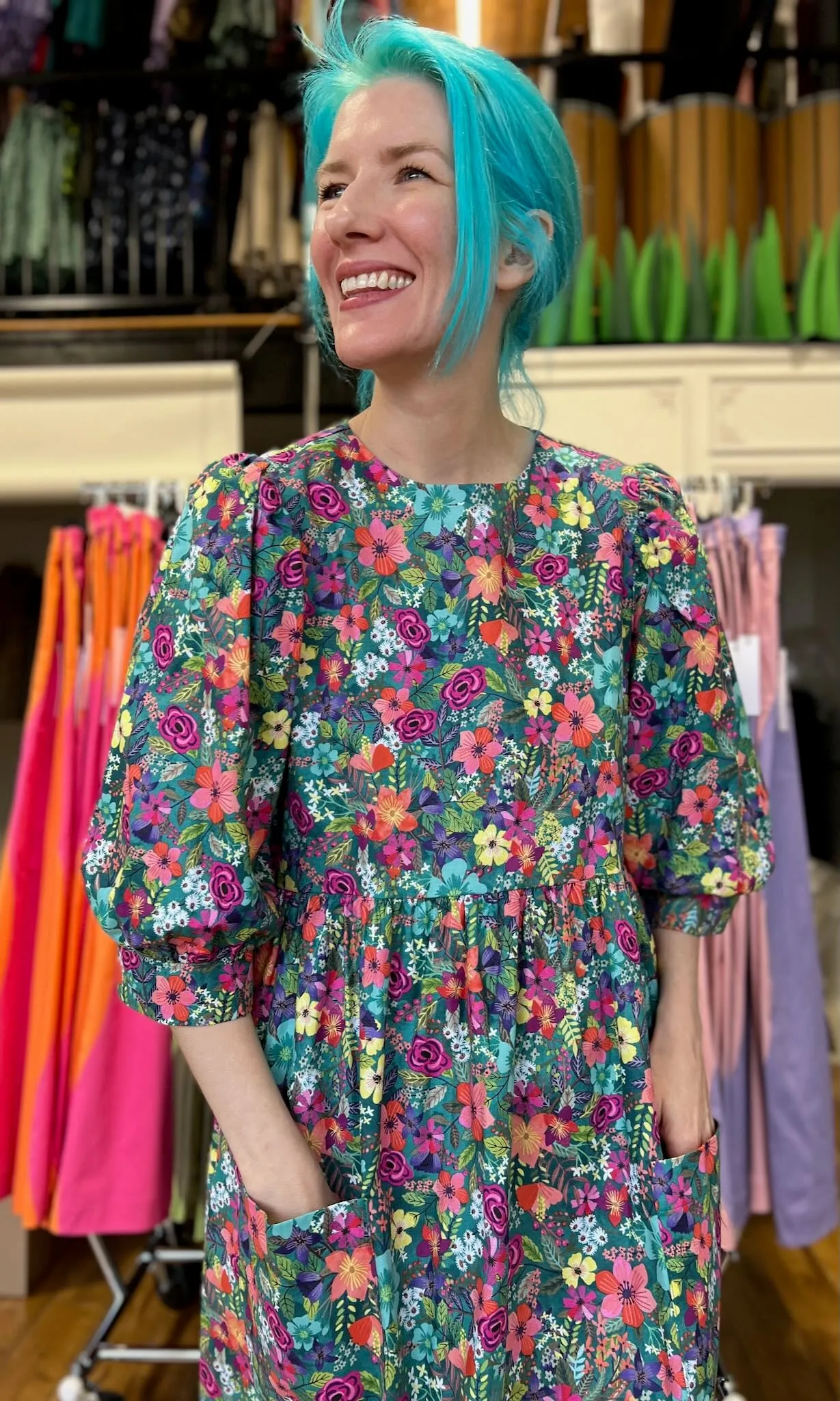 Devil Downhead Dress - Flowerfall sold by Birds of North America product image thumbnail 4