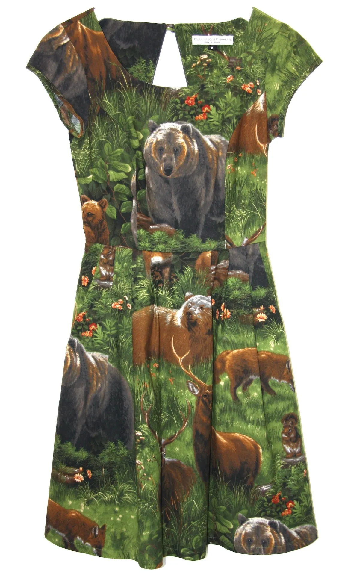 RN575 - 2 - Macaw Dress - Woods sold by Birds of North America