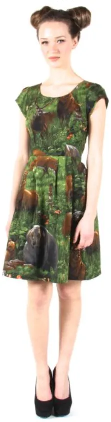 RN575 - 2 - Macaw Dress - Woods sold by Birds of North America product image thumbnail 3