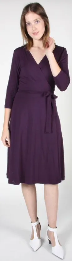 RN563 - S - Spoonbill Dress - Eggplant sold by Birds of North America product image thumbnail 3