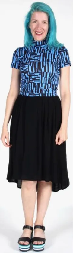 RN496 - 10 - Barbtail Skirt - Black sold by Birds of North America product image thumbnail 3