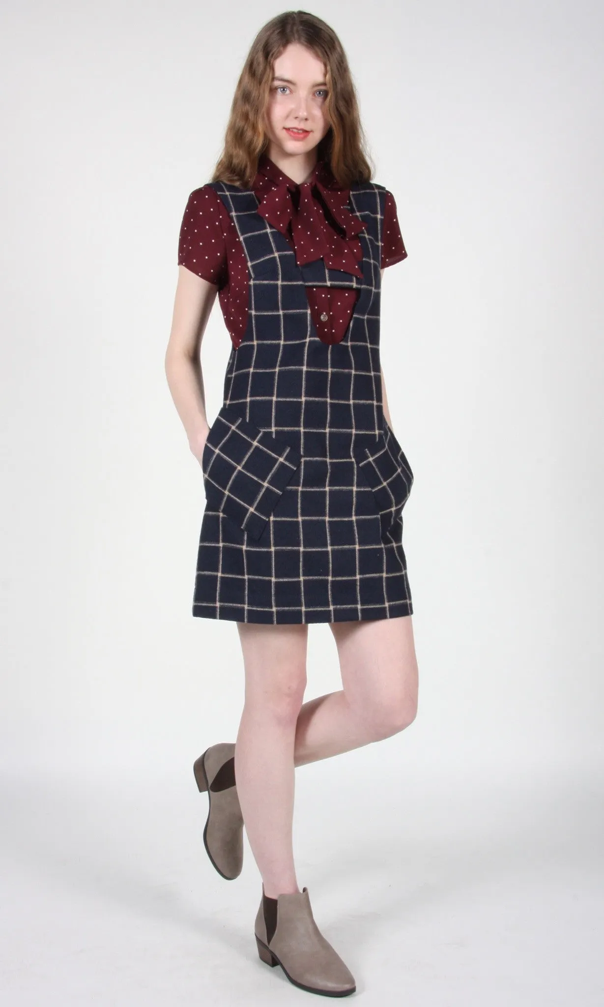 RN464 - 6 - Curlew Tunic - Navy/Taupe sold by Birds of North America product image thumbnail 3