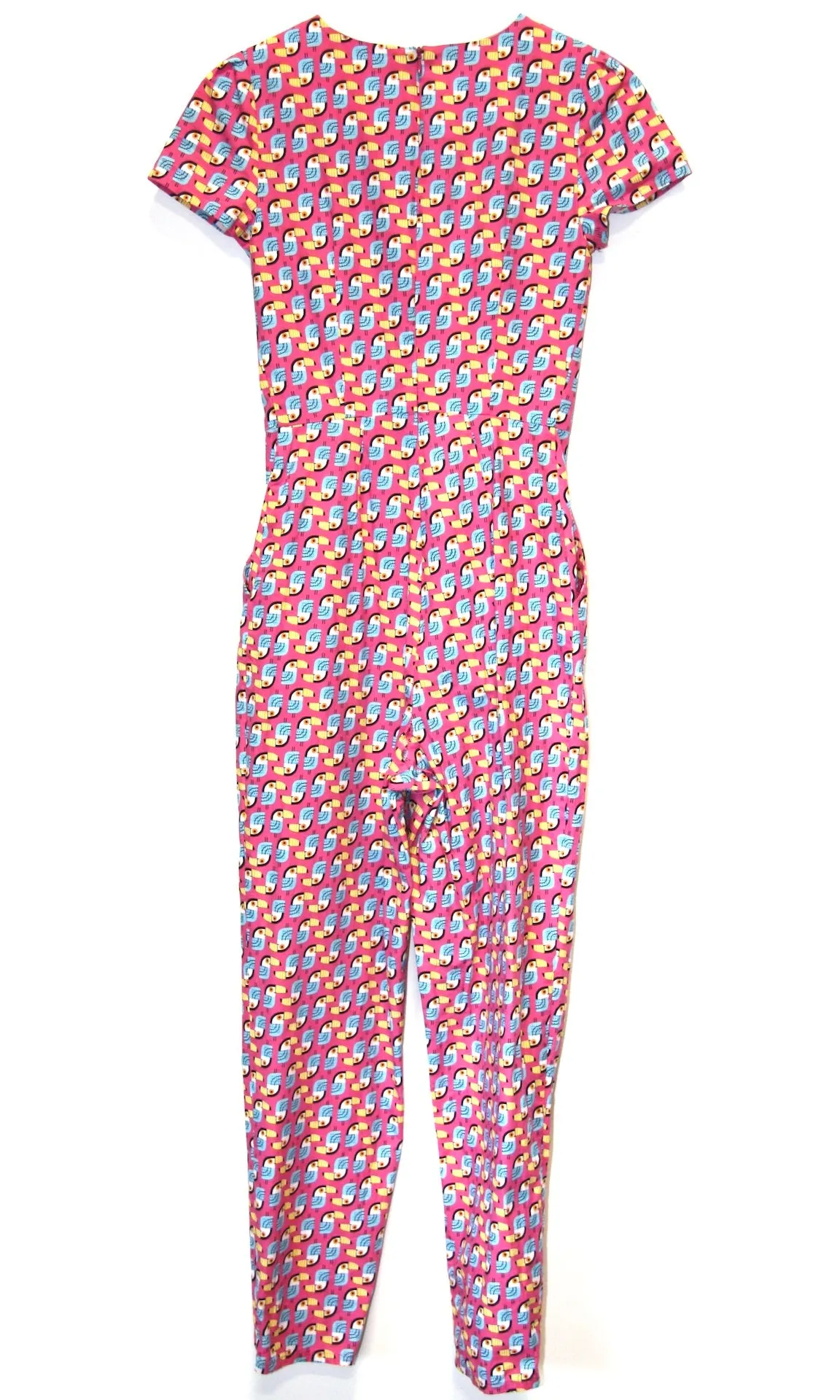 RN433 - 2 - Gyrfalcon Jumpsuit - Pink Toucans sold by Birds of North America product image thumbnail 2