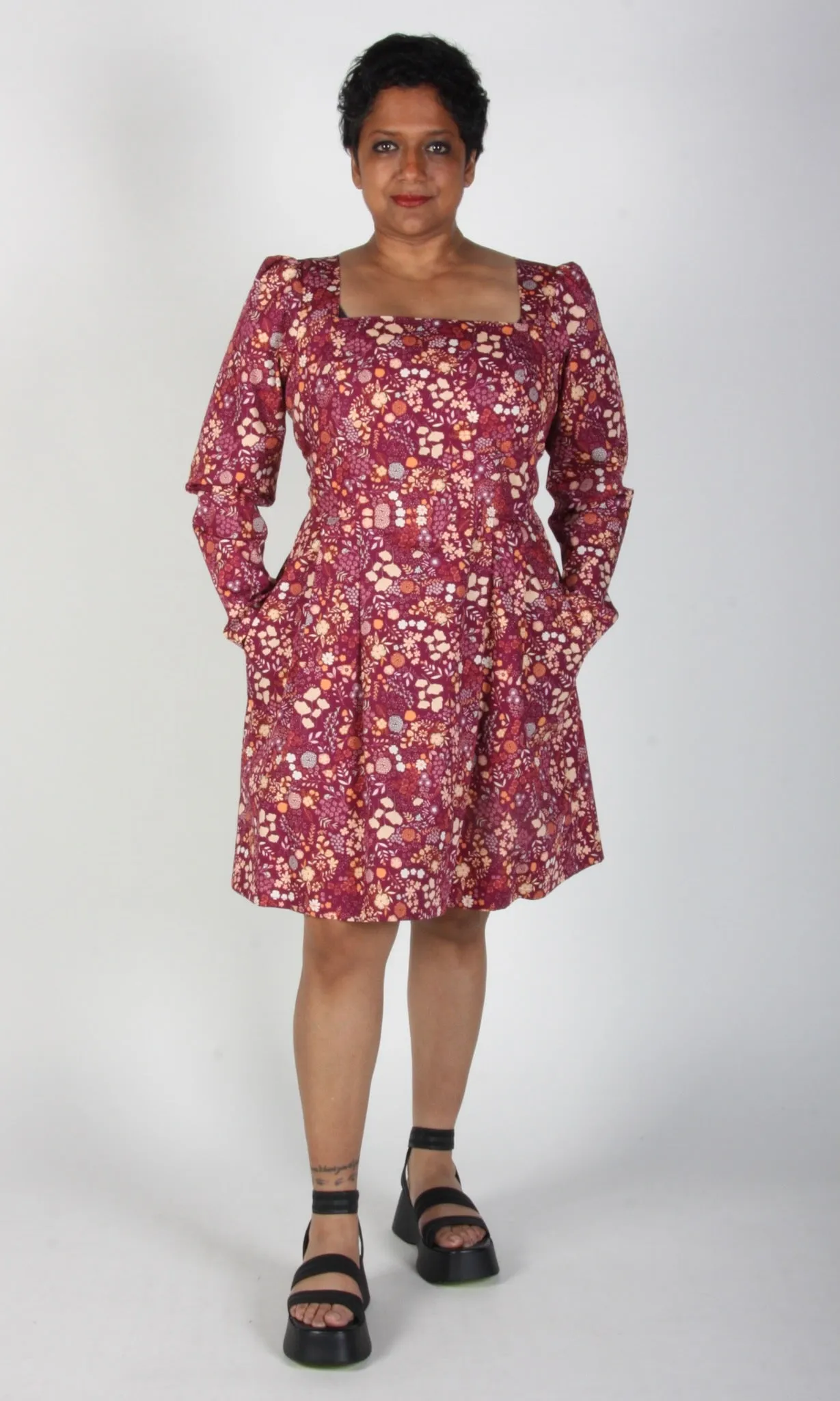 SS216 - 4 - Twixt-Hell-and-the-White-Oak Dress - Wild Currant sold by Birds of North America product image thumbnail 3