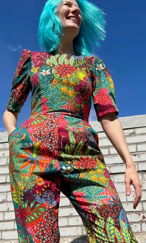 Brambling Jumpsuit - Shy Menagerie made by Birds of North America