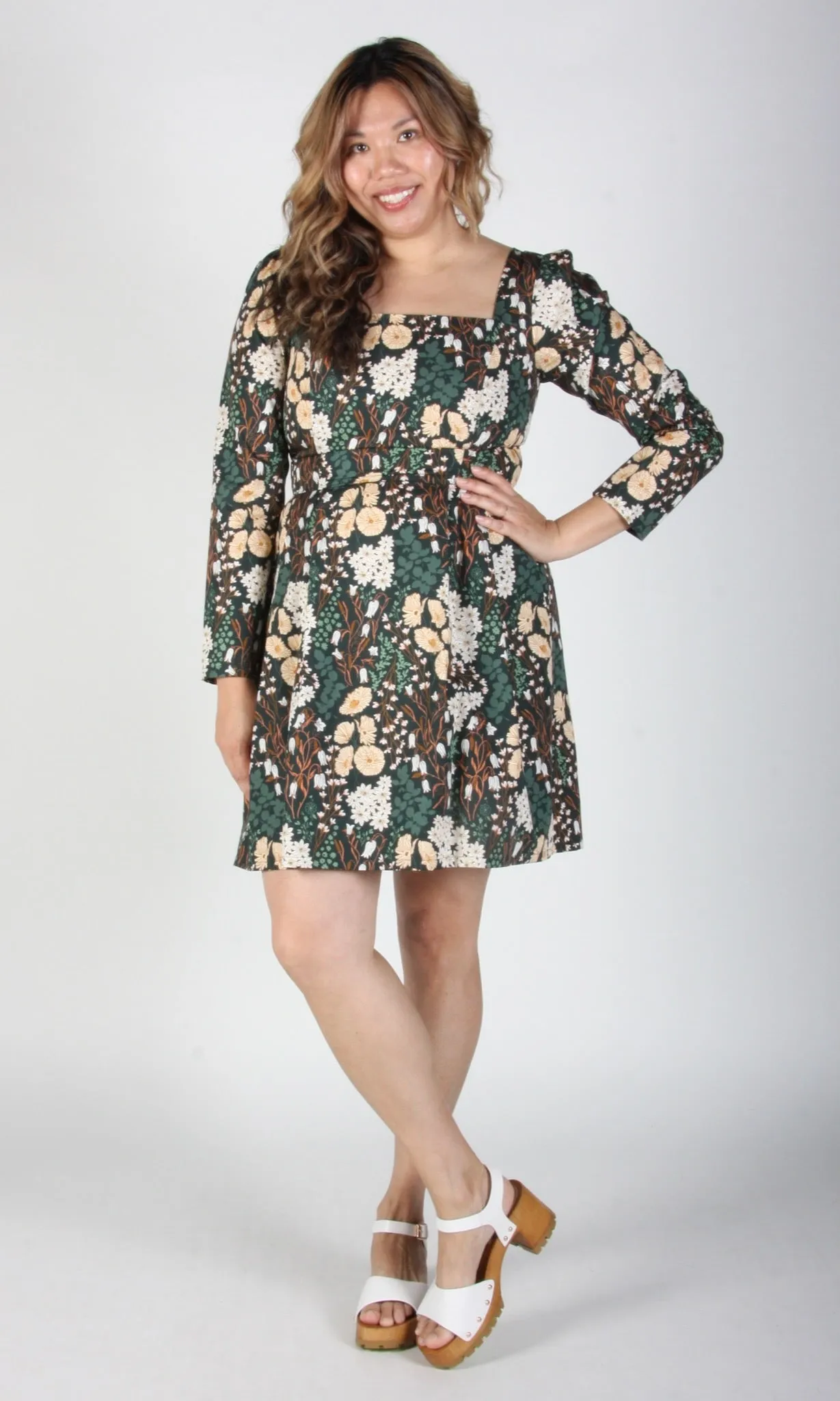 Twixt-Hell-and-the-White-Oak Dress - Bellflower sold by Birds of North America product image thumbnail 3