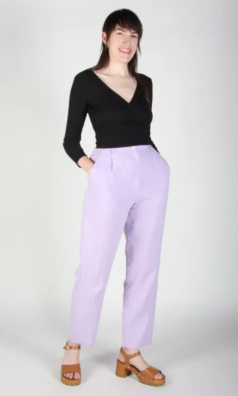 Chucklehead Pant - Lilac made by Birds of North America