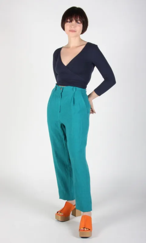 Chucklehead Pant - Teal made by Birds of North America