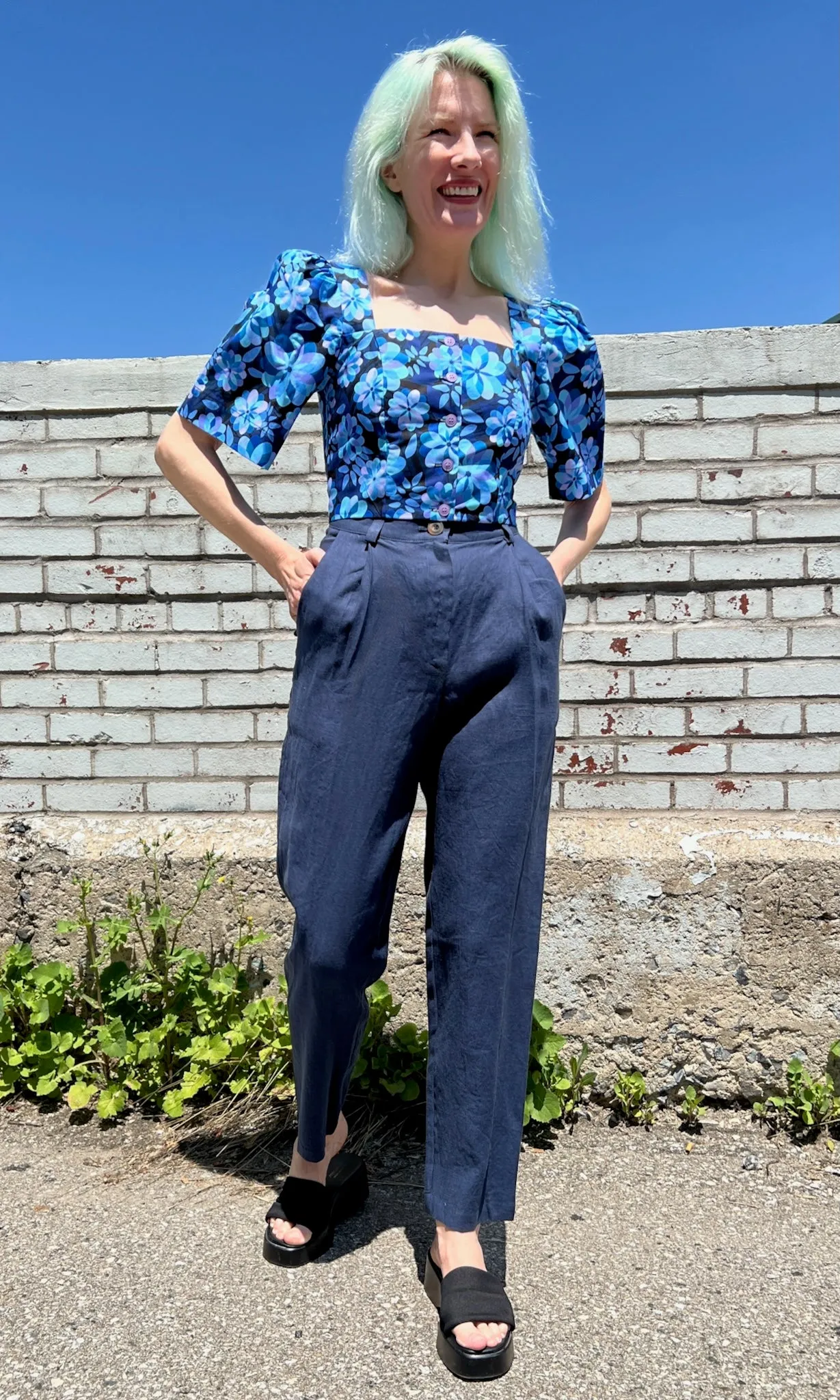 Chucklehead Pant - Navy sold by Birds of North America product image thumbnail 2