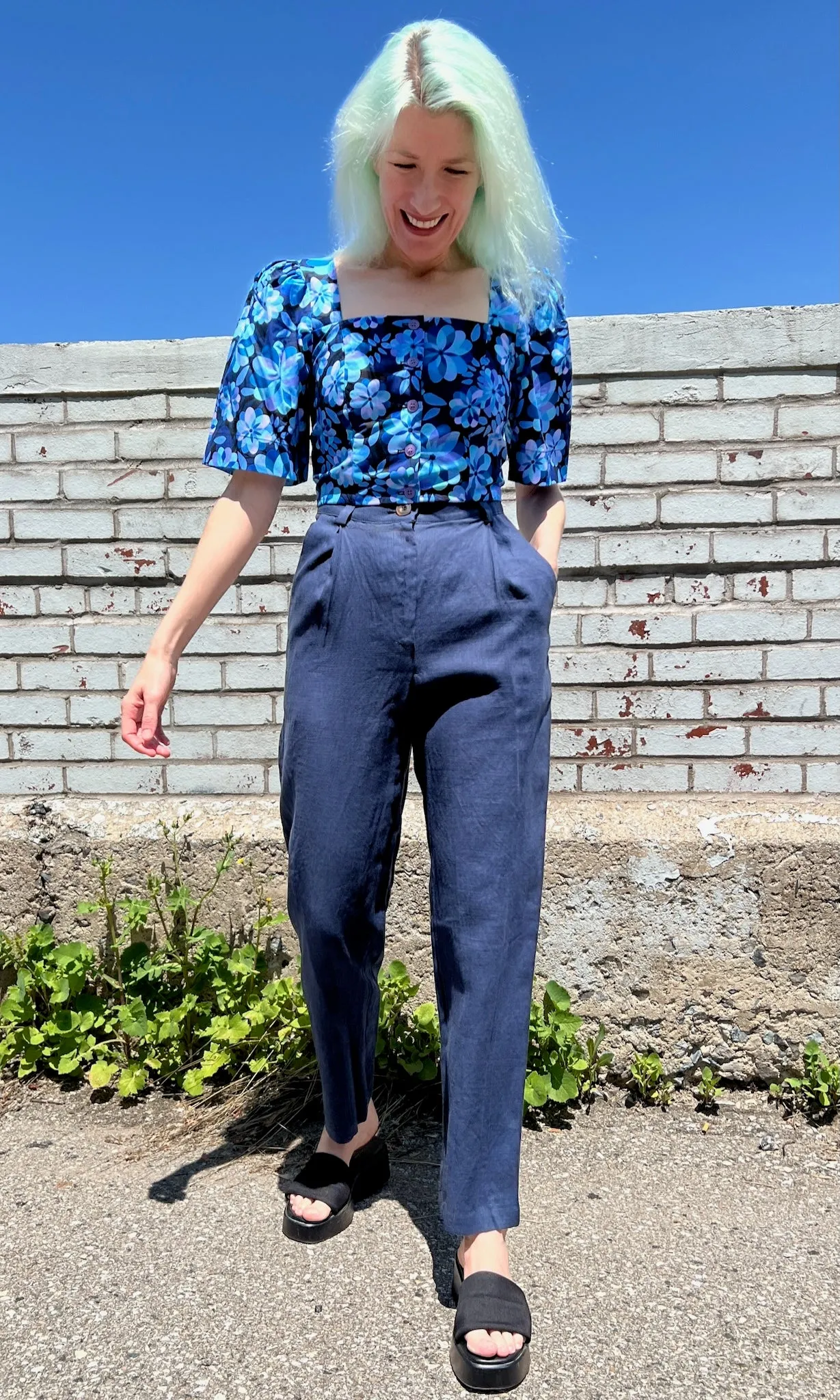 Chucklehead Pant - Navy sold by Birds of North America product image thumbnail 5