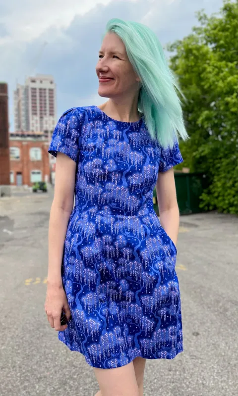 Engoulevent Dress - Cat Dreams sold by Birds of North America