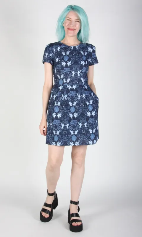 Engoulevent Dress - Night Pegasus sold by Birds of North America