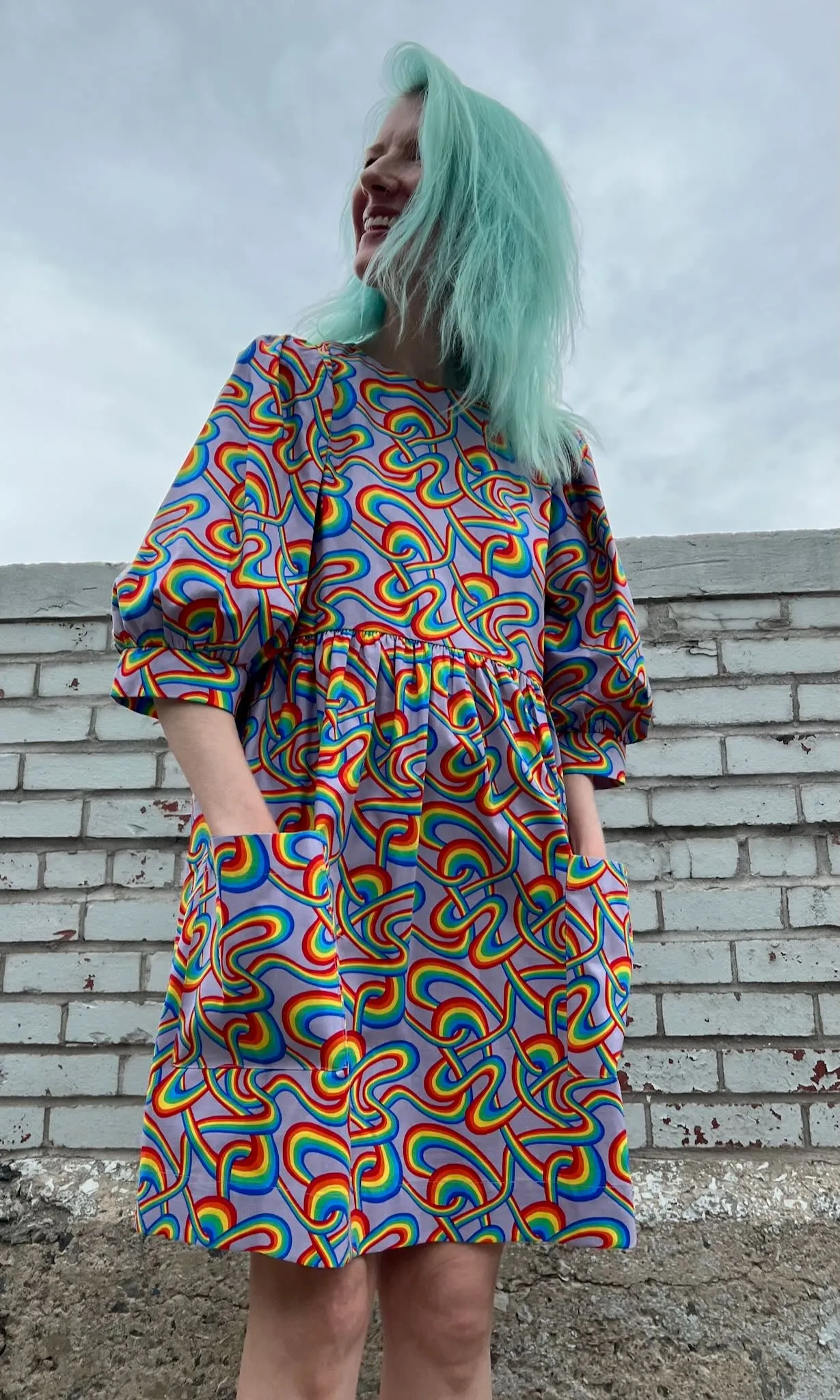 Devil Downhead Dress - Rainbow Tangle sold by Birds of North America product image thumbnail 3
