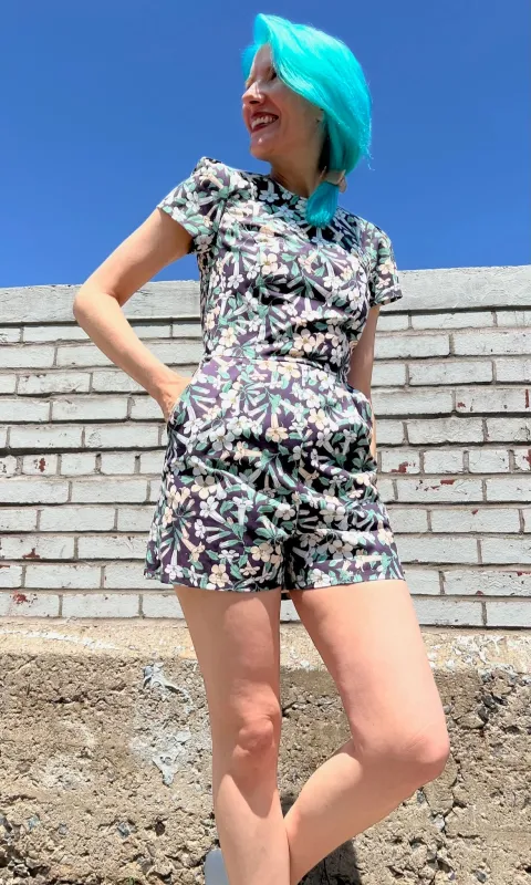 Teeter Bob Romper - Honeysuckle made by Birds of North America