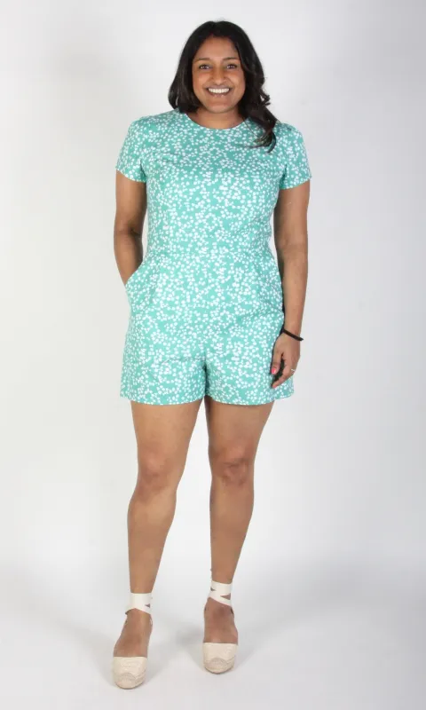 Teeter Bob Romper - Tendril Traces made by Birds of North America
