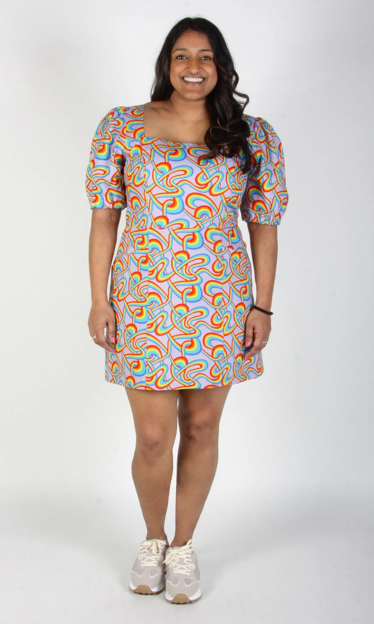Chickadee Dress - Rainbow Tangle sold by Birds of North America product image thumbnail 3