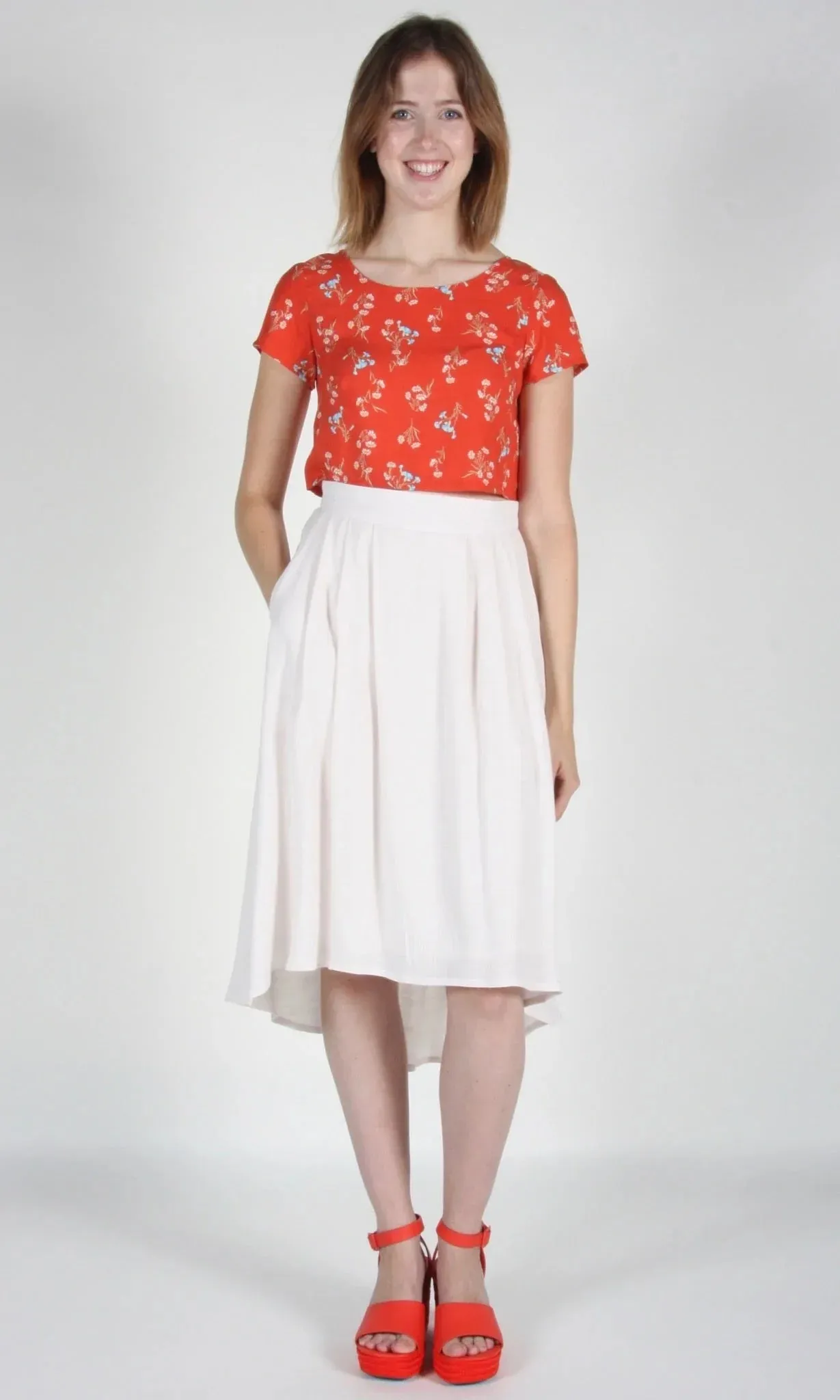 RN164 - 6 - Barbtail Skirt - Ivory sold by Birds of North America product image thumbnail 3