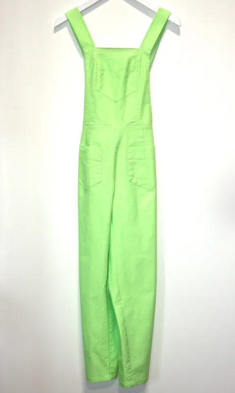 RN161 - 4 - Currawong Overalls - Neon Lime made by Birds of North America