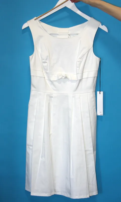 SS125 - 8 - Soar Dress - White made by Birds of North America