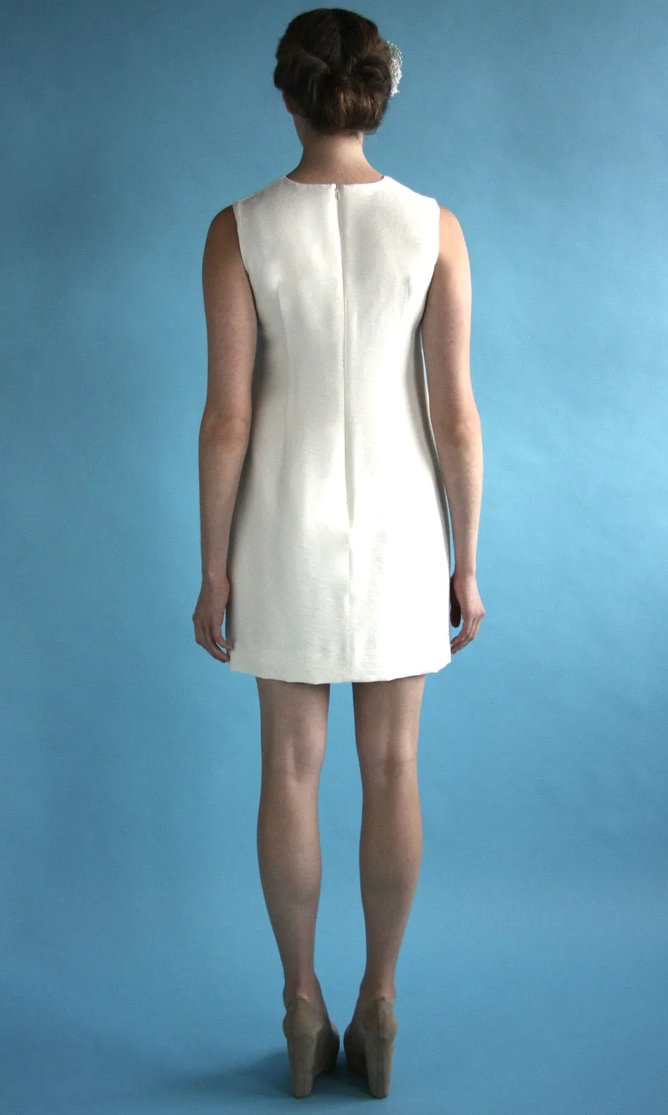 SS140 - 6 - Flutter Dress - Ivory sold by Birds of North America product image thumbnail 5