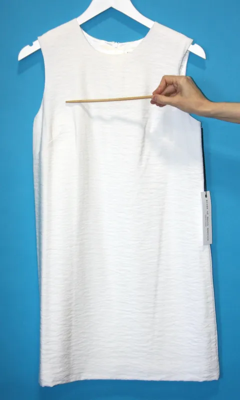 SS134 - 8 - Flutter Dress - White made by Birds of North America