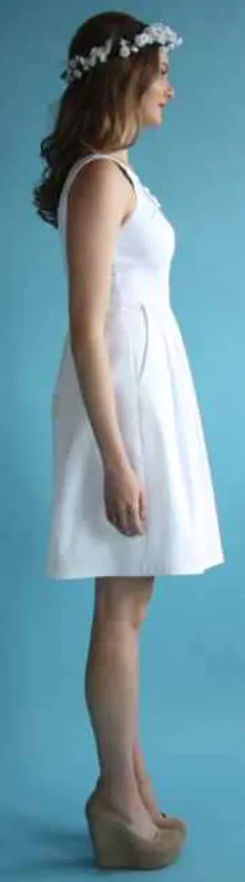 SS114 - 8 - Glide Dress - Ivory sold by Birds of North America product image thumbnail 4