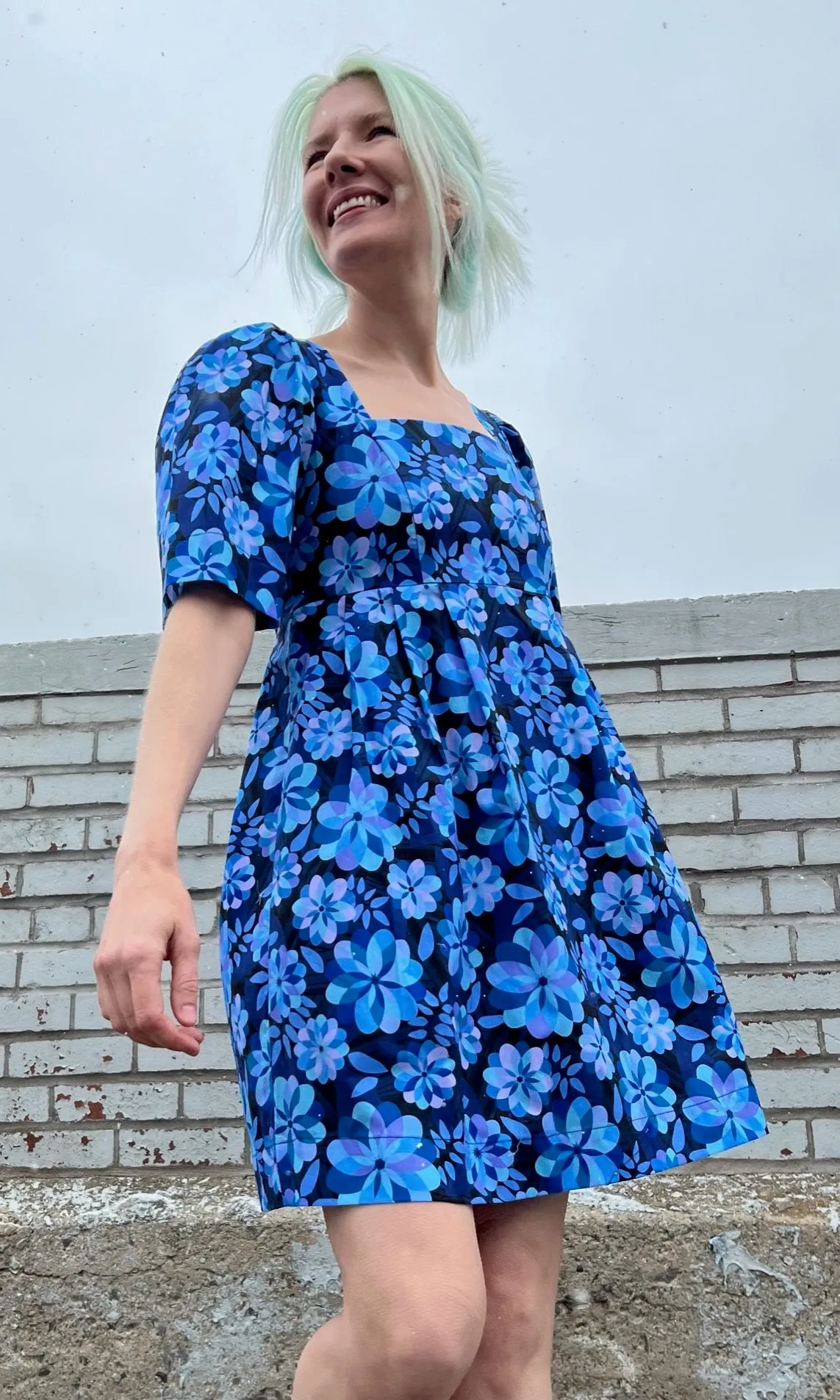 Swamp Angel Dress - Larkspur sold by Birds of North America