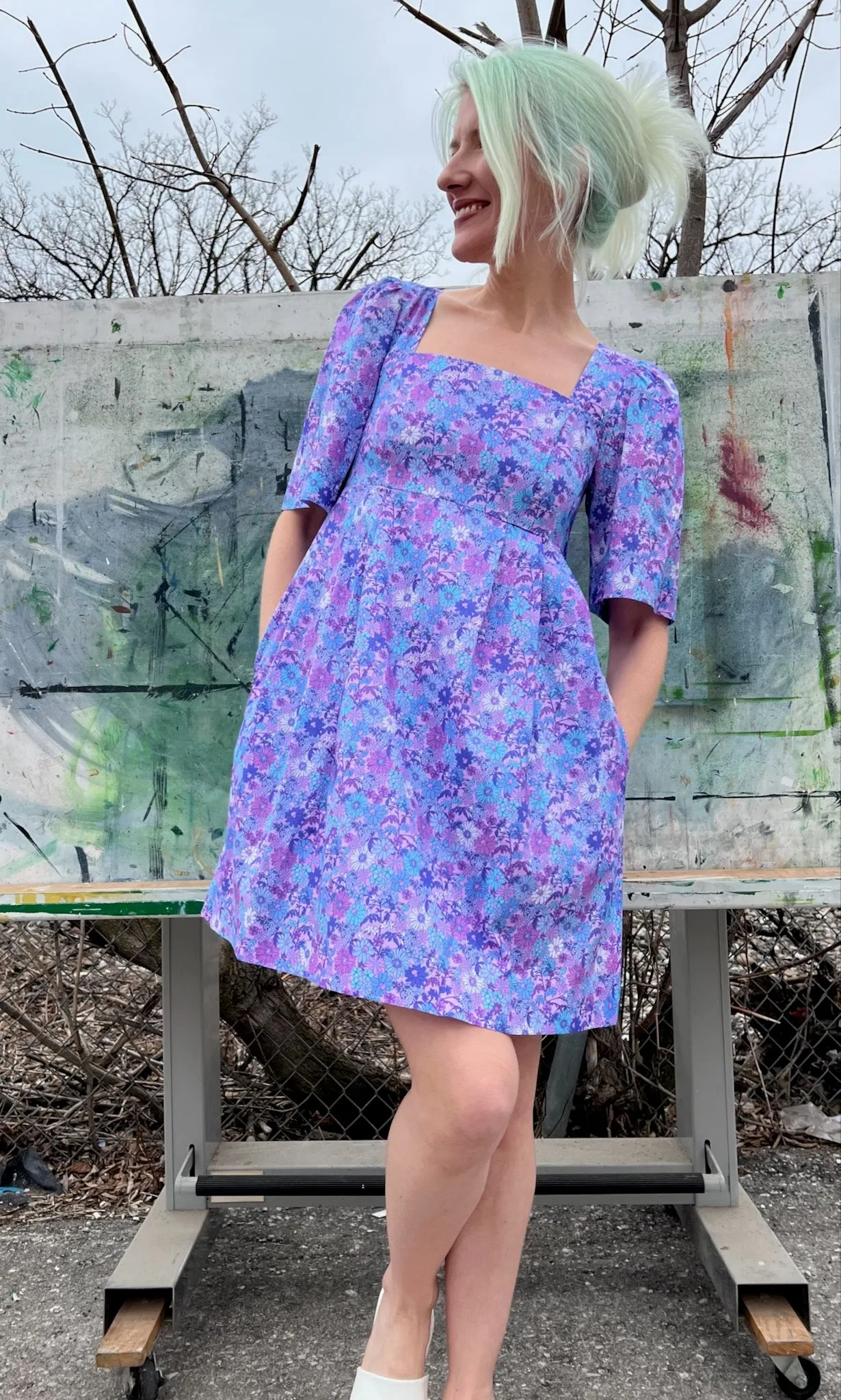Swamp Angel Dress - Aster sold by Birds of North America product image thumbnail 3