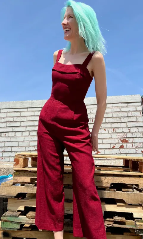 Sandgrouse Jumpsuit - Henna made by Birds of North America