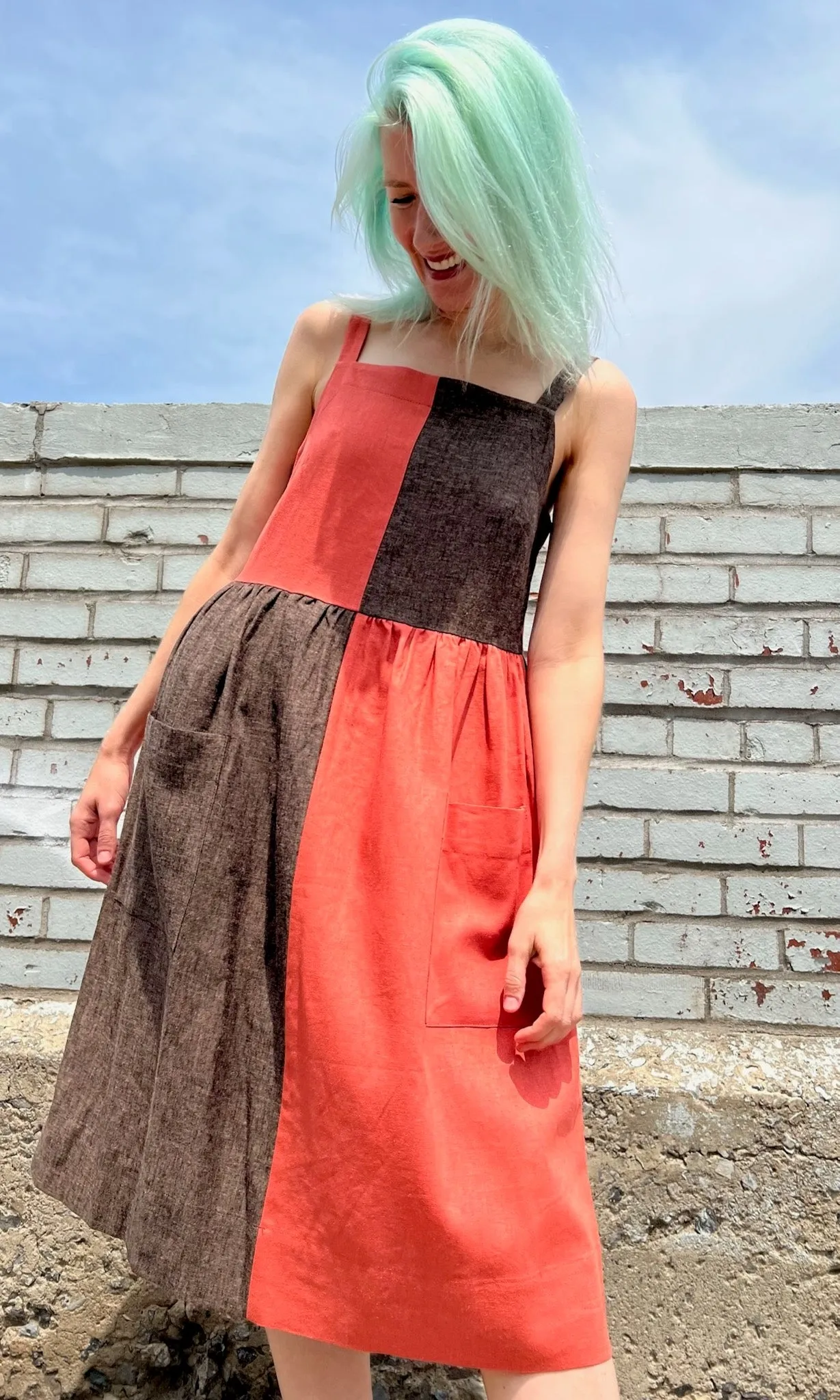 Timber Doodle Dress - Goji Latte sold by Birds of North America product image thumbnail 4