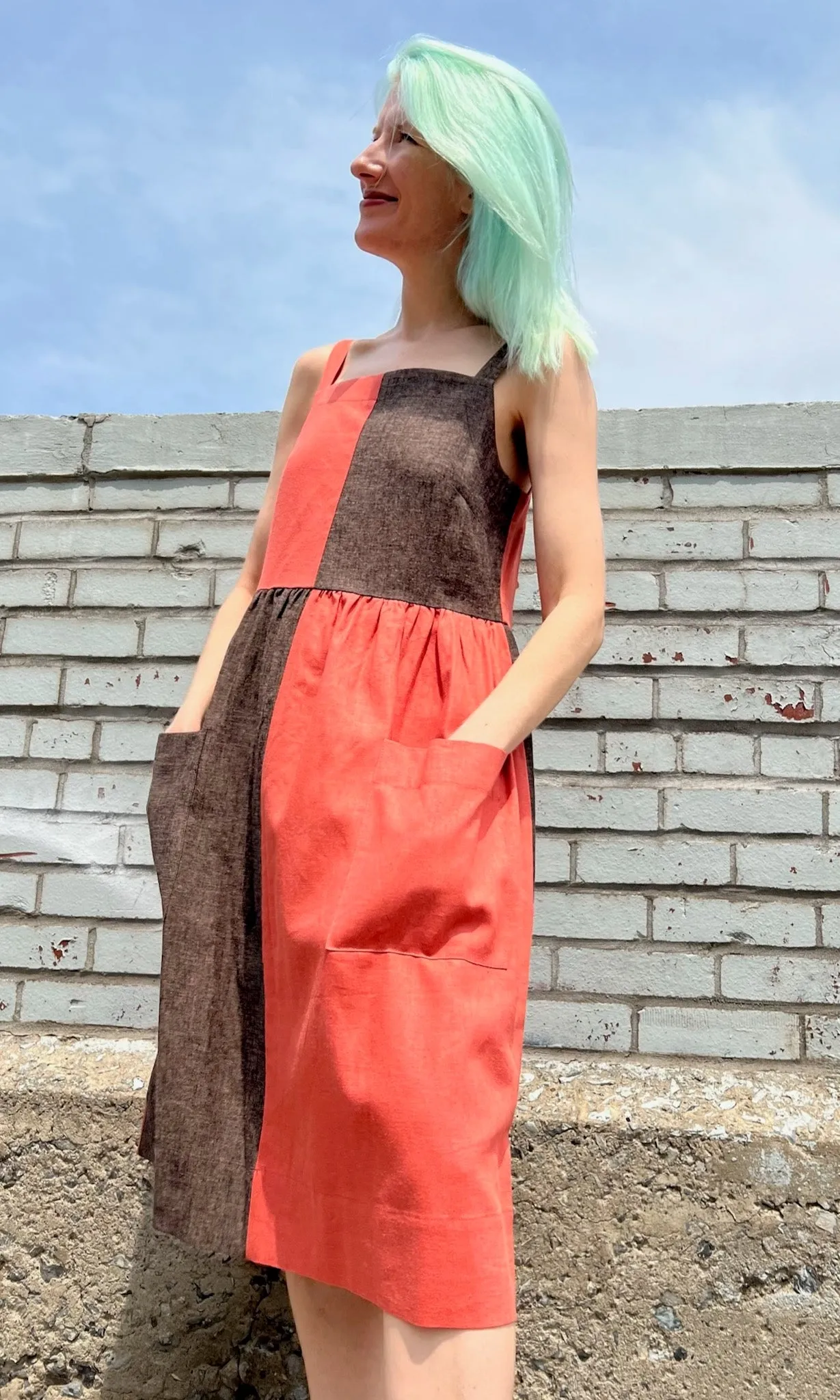 Timber Doodle Dress - Goji Latte sold by Birds of North America product image thumbnail 2