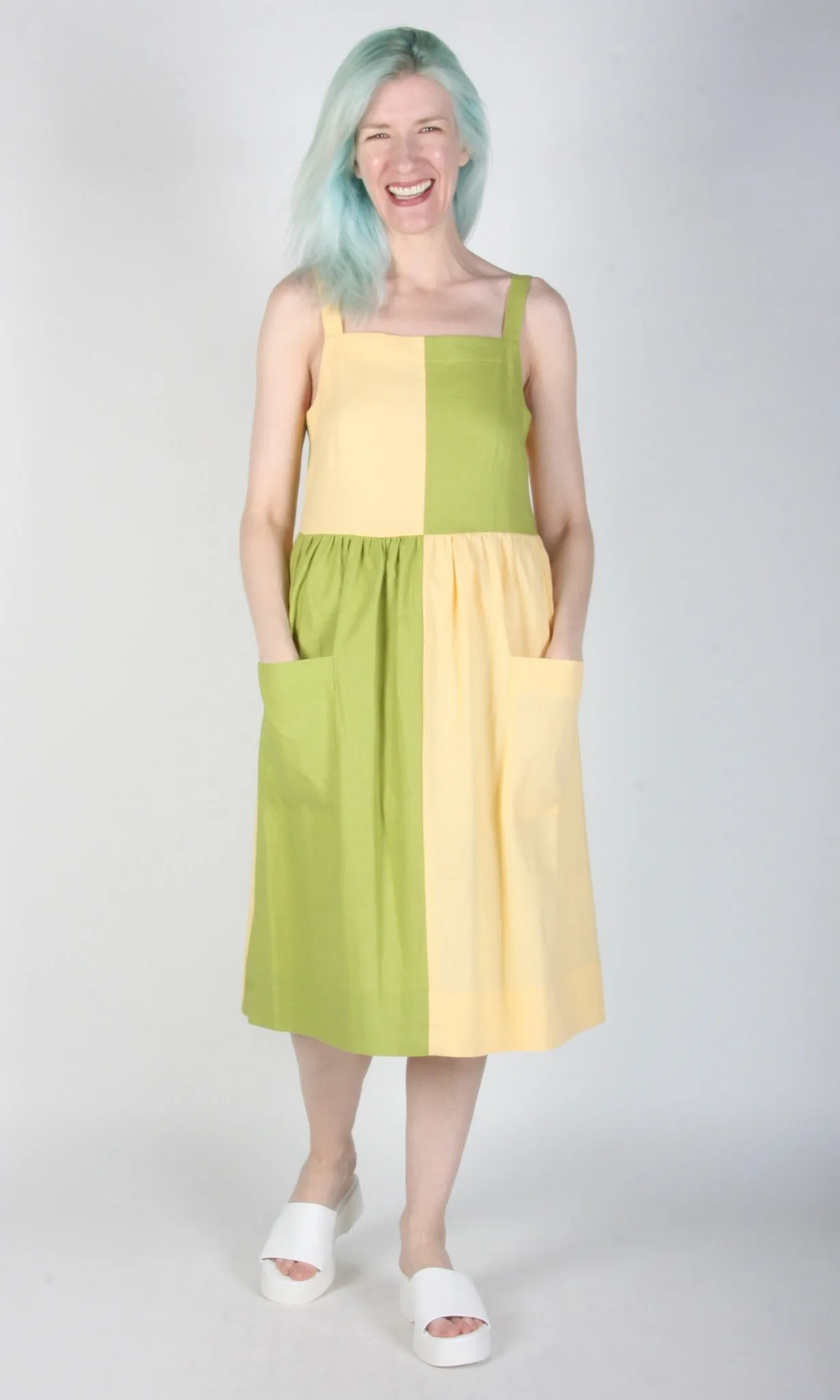 Timber Doodle Dress - Lemon Lime sold by Birds of North America product image thumbnail 3