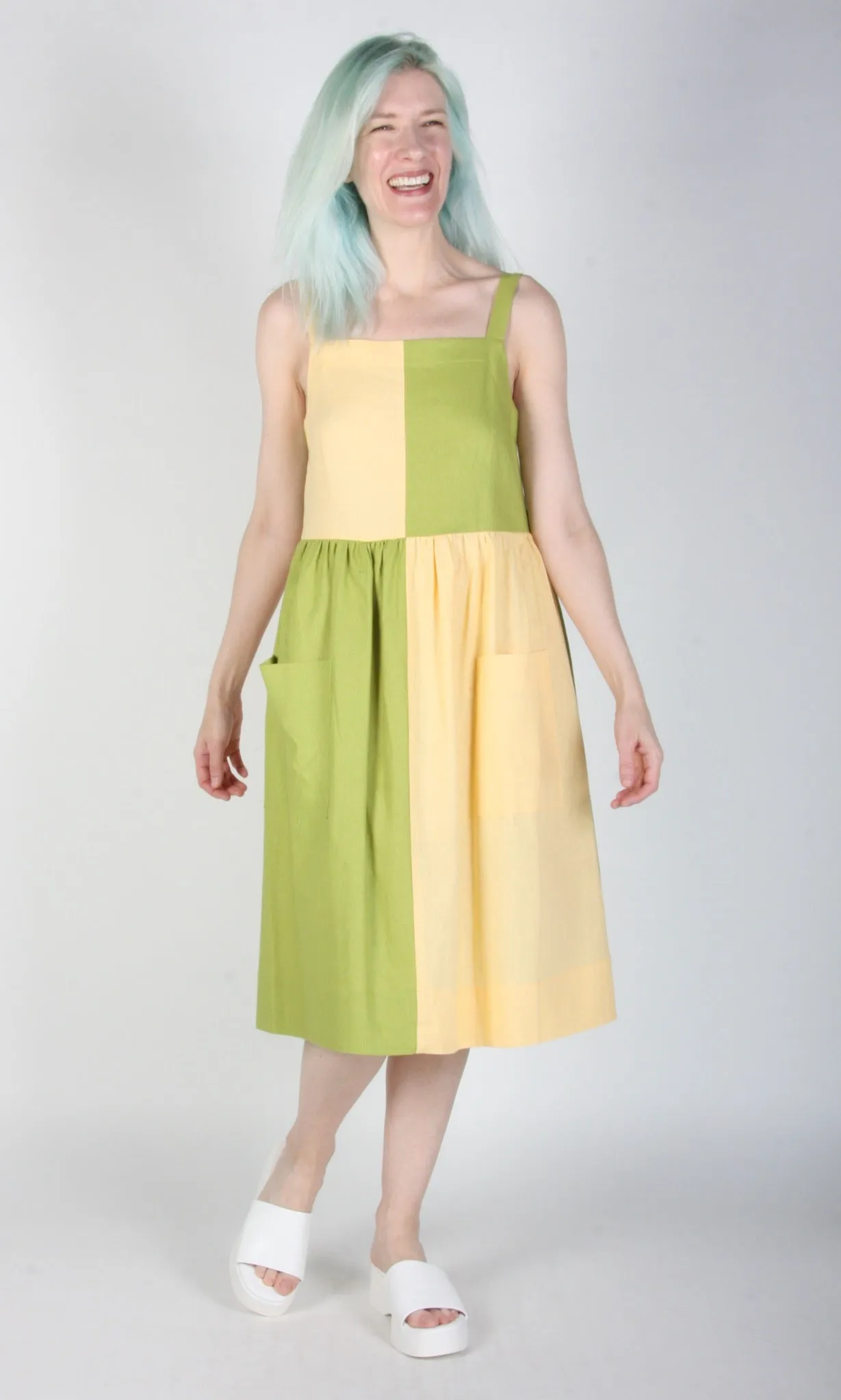 Timber Doodle Dress - Lemon Lime sold by Birds of North America product image thumbnail 5