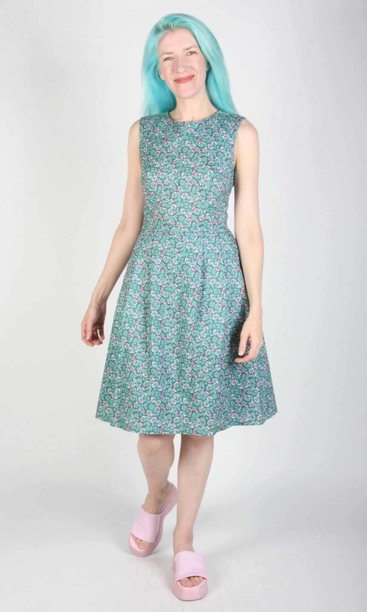 Peafowl Dress - Strawberry Blossom sold by Birds of North America