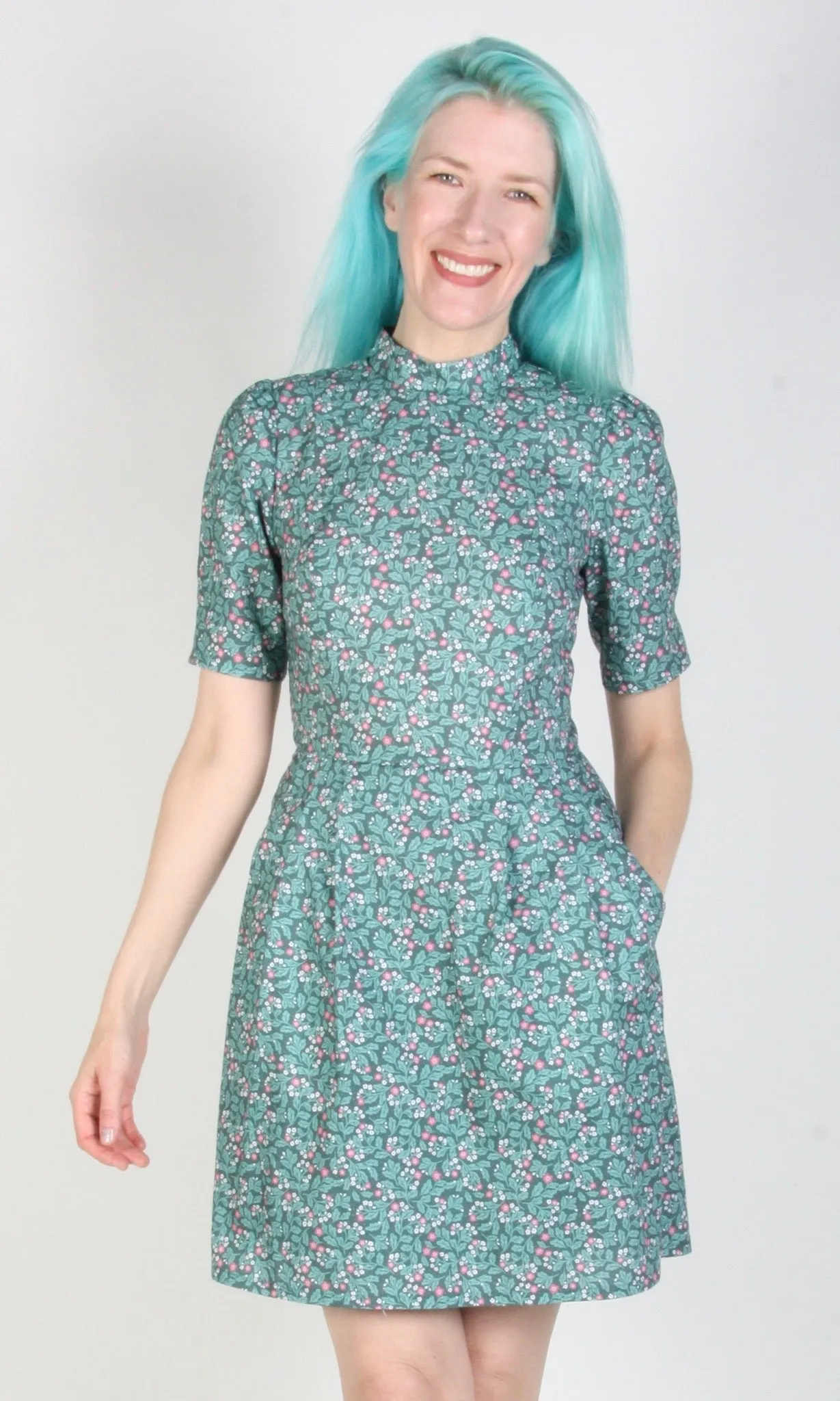 Guineafowl Dress - Strawberry Blossom sold by Birds of North America