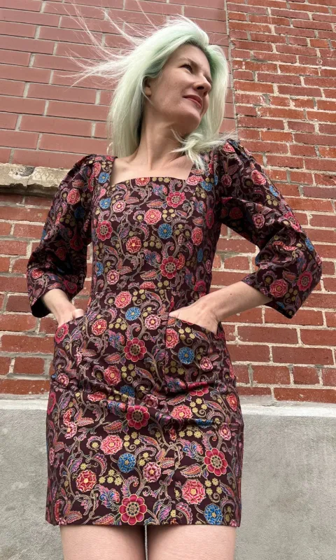 Foglark Dress - Byzantine Garden made by Birds of North America