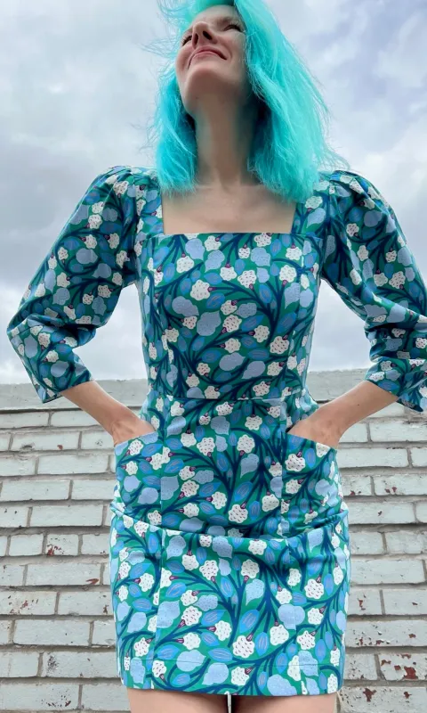 Foglark Dress - Cotton Puff made by Birds of North America