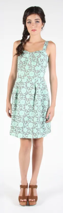 RN - 2 - Bouvreuil Dress - Verdigris Mallow sold by Birds of North America product image thumbnail 3