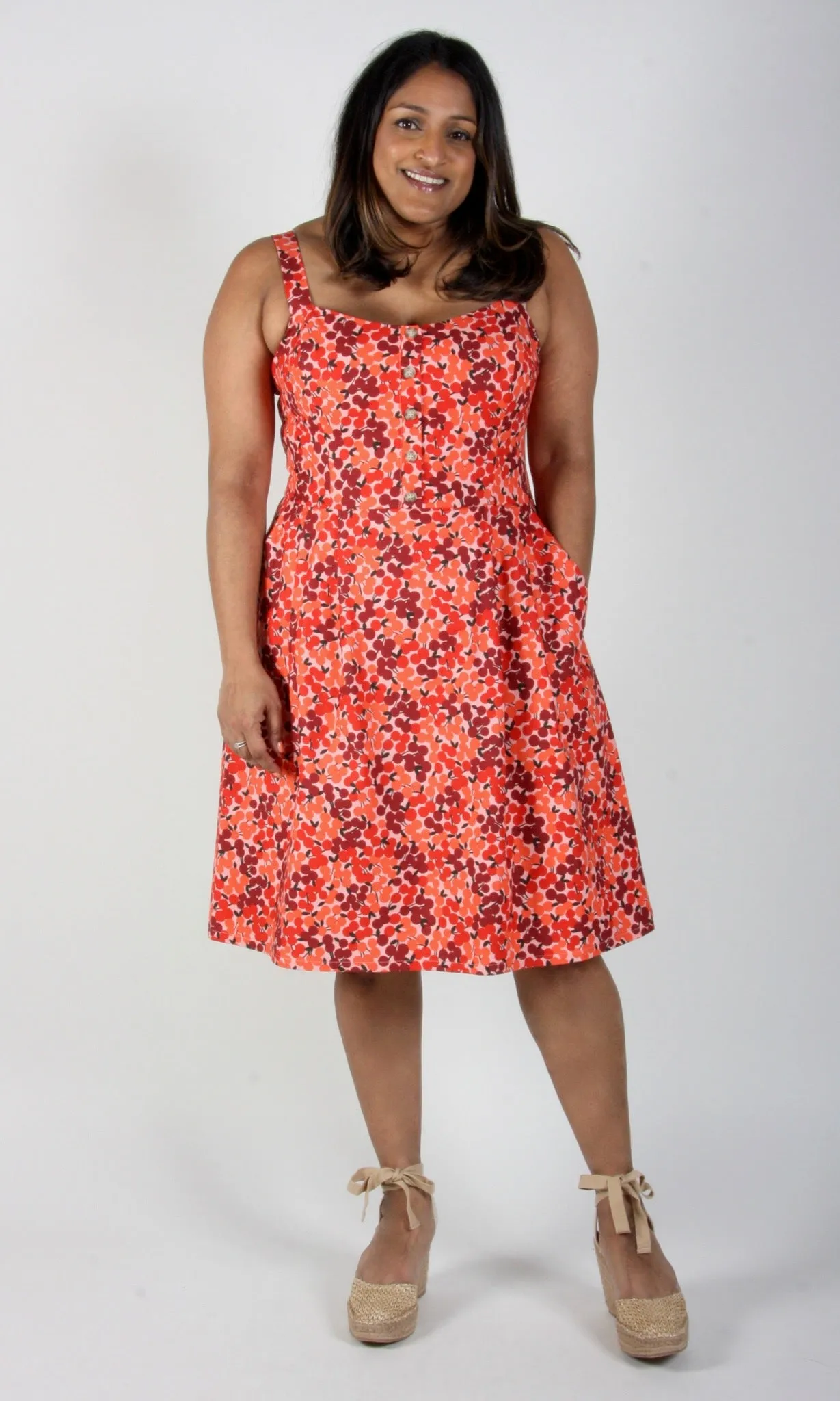 Grosbeak Dress - Sour Cherry sold by Birds of North America