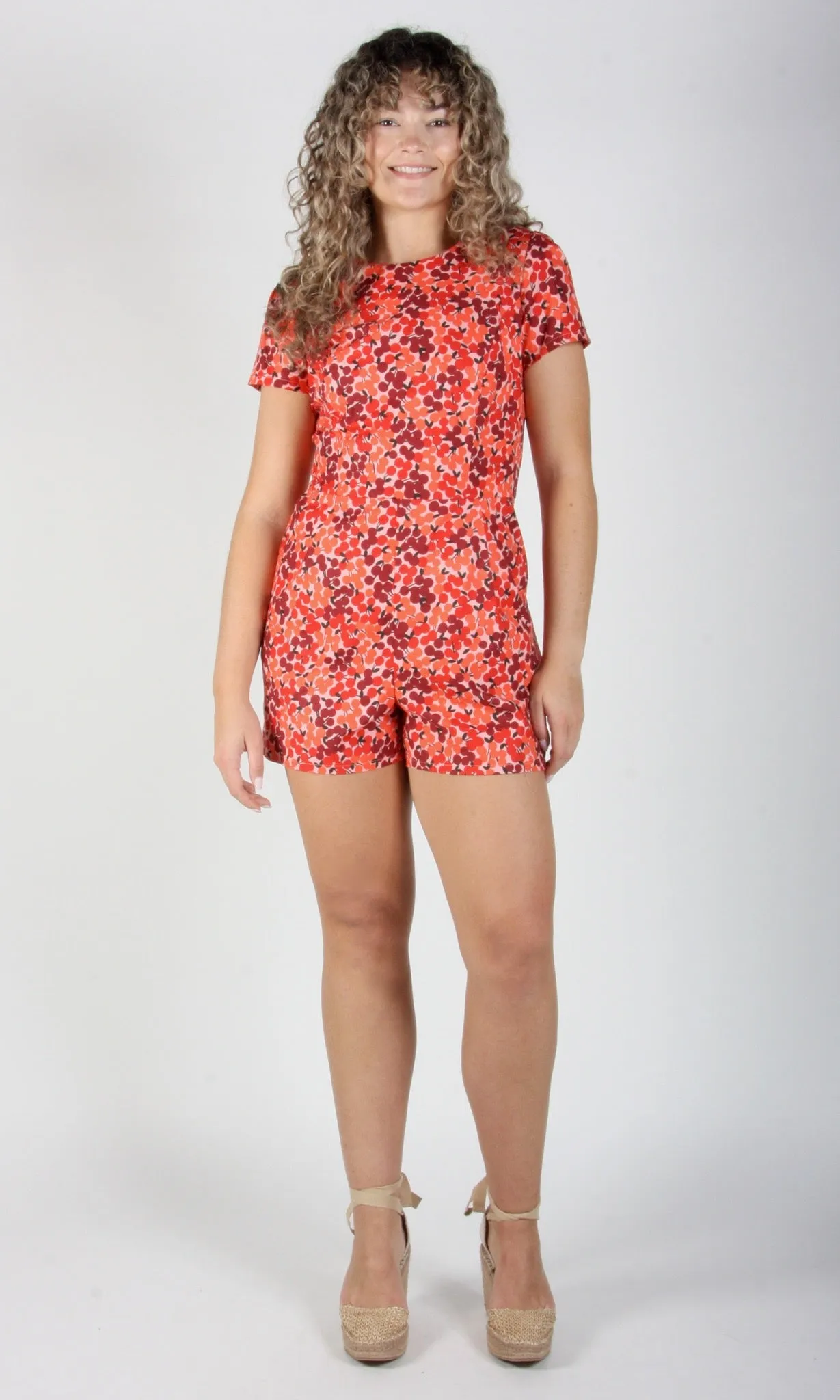 Teeter-Bob Romper - Sour Cherry sold by Birds of North America product image thumbnail 5