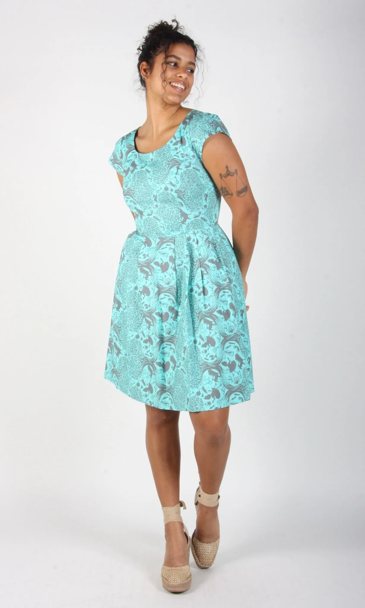 Gallinule Dress - Tea Party Tumble sold by Birds of North America product image thumbnail 4