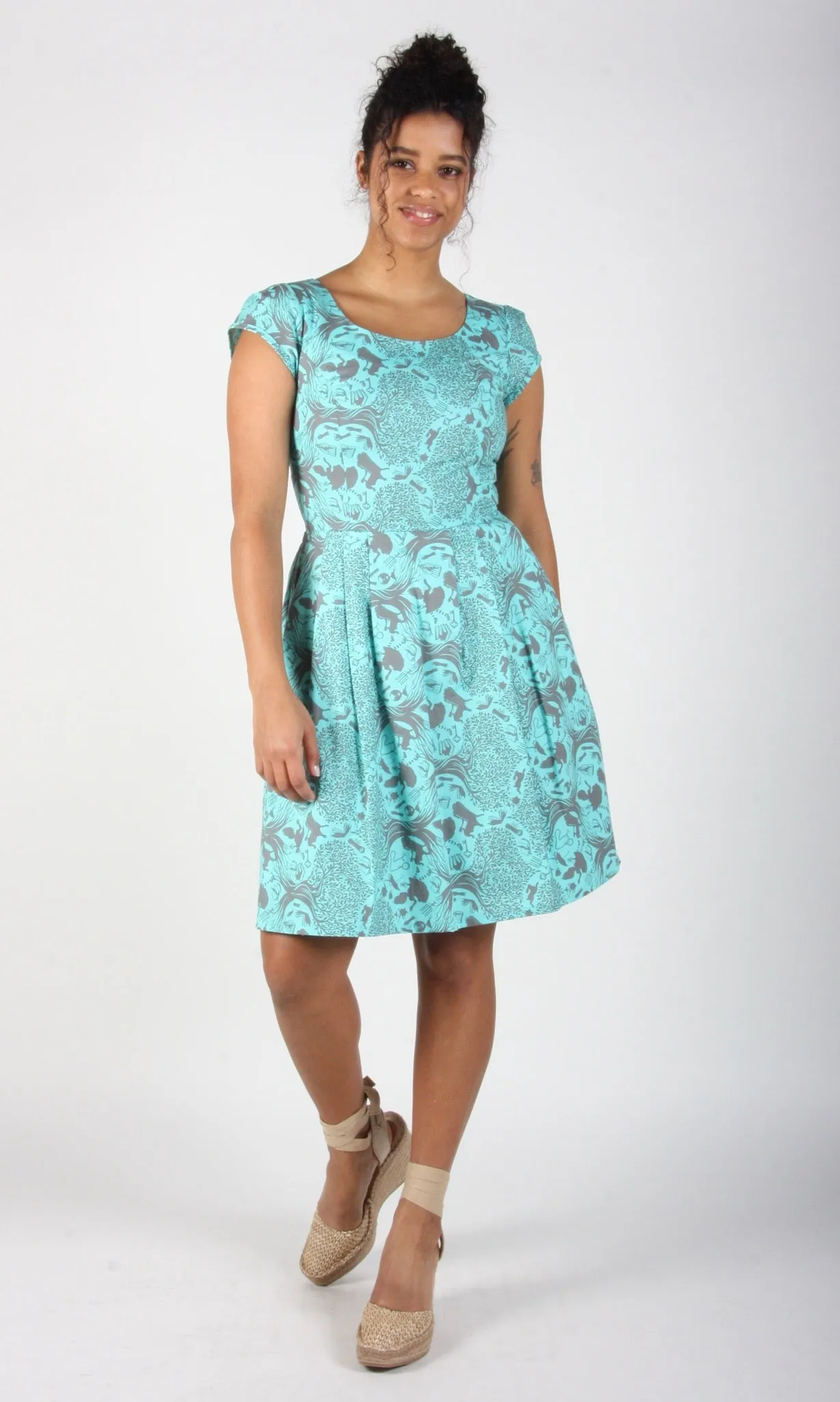 Gallinule Dress - Tea Party Tumble sold by Birds of North America