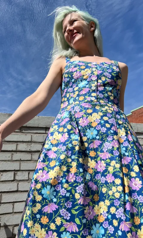 Grosbeak Dress - Blue Meadow sold by Birds of North America