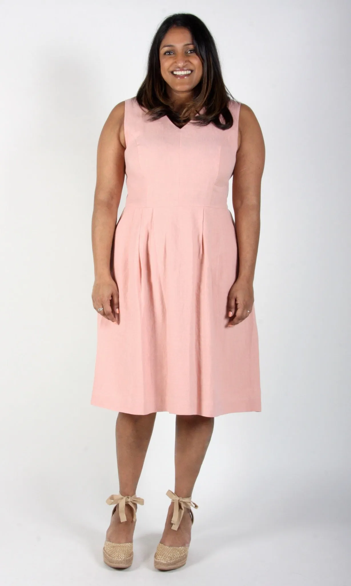Tammie Norrie Dress - Peach sold by Birds of North America