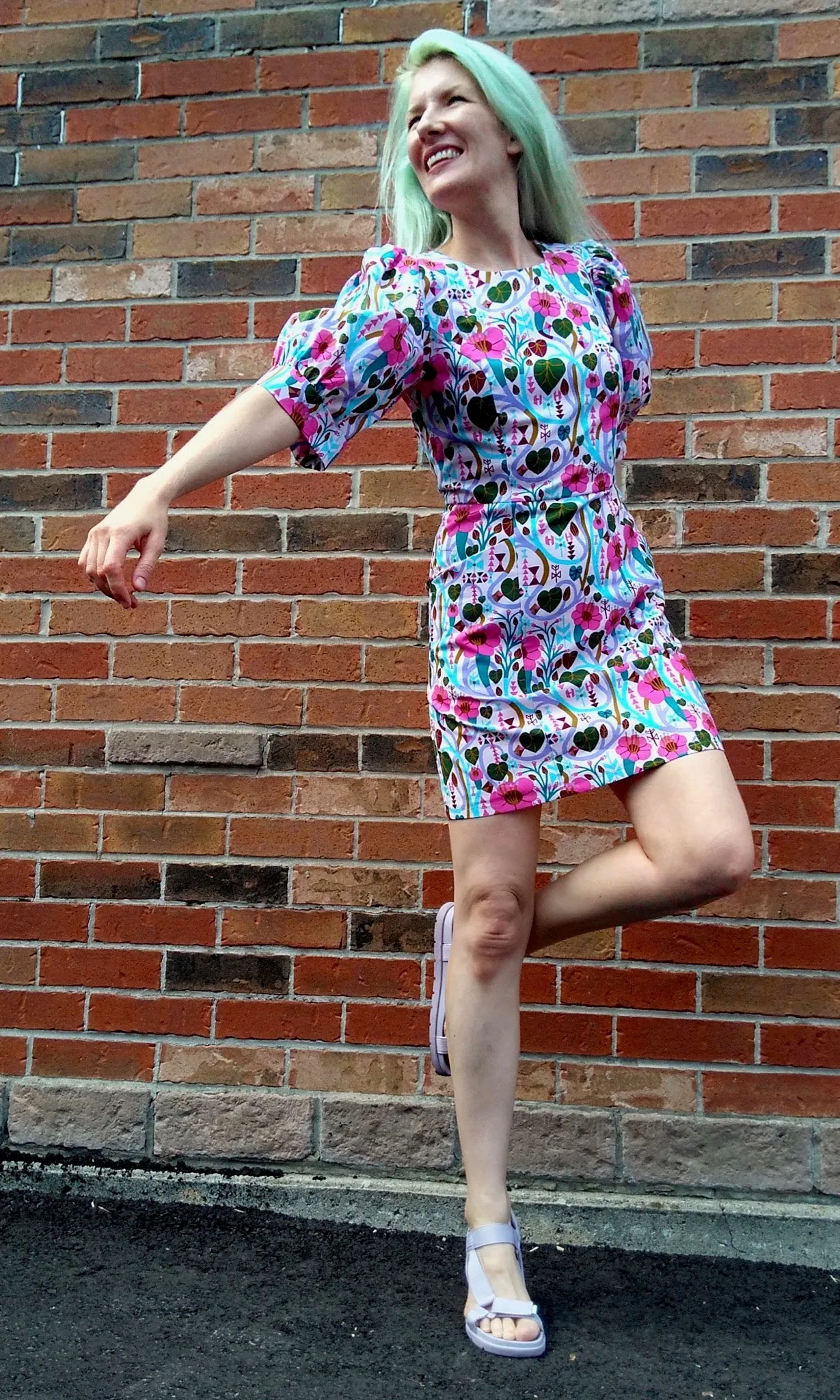 Halcyon Dress - Trumpet Vines sold by Birds of North America product image thumbnail 4