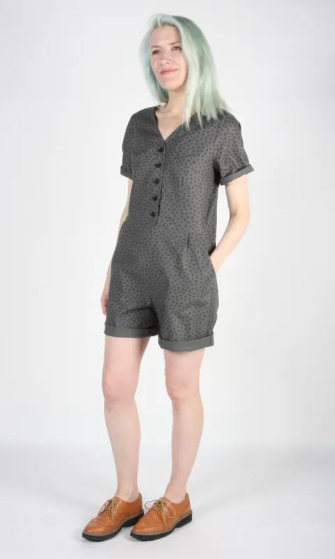 Woodhaunter Jumpsuit - Grey Hatch made by Birds of North America