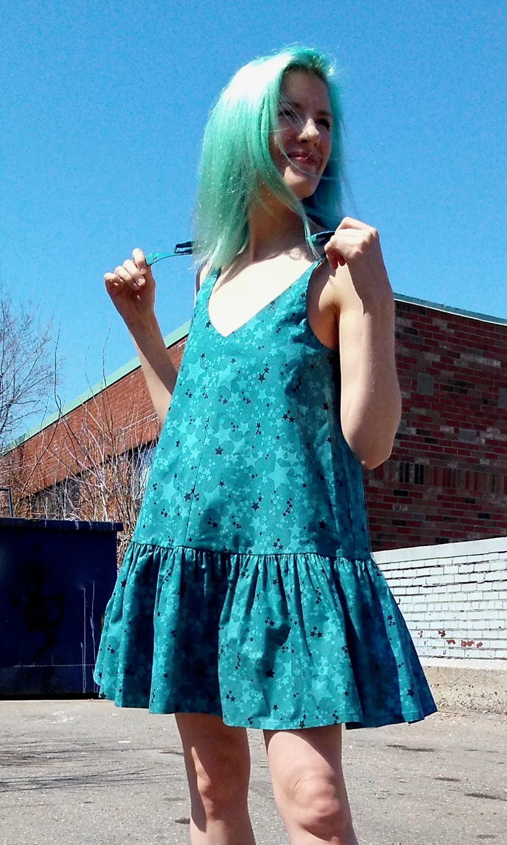 Eleanor Dress - Stardust sold by Birds of North America